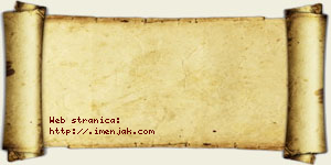 Velislava Trnjaković vizit kartica